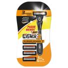 Kit Aparelho de Barbear Bic Flex 3 Hybrid 1 Aparelho + 5 Refis