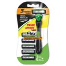 Kit Aparelho de Barbear Bic Flex 3 Hybrid Sensitive 1 Aparelho + 5 Refis
