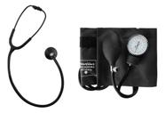 Kit Aparelho De Medidor Pressão + Esteto Standard Bic - Novo Cor:Preto