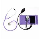 Kit Aparelho de Pressão Esfigmomanômetro e Estetoscópio P.A.Med - Roxo