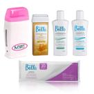 Kit Aparelho Depilador Elétrico Depilação Cera Quente Depil Bella