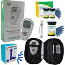 Kit Aparelho Glicemia Medidor Glicose 75 Tiras Bioland