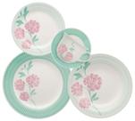 Kit Aparelho Jogo Jantar Para 6 Pessoas 30Pçs Oxford Bloom