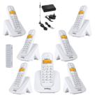 Kit Aparelho Telefone Bina Entrada Chip Celular 3G 6 Ramal