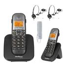 Kit Aparelho Telefone TS 5120 Bina Ramal e THS 55 Intelbras