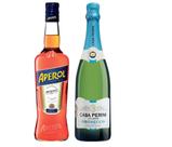 Kit Aperol Spritz + Espumante Prosecco Casa Perini 750ml cada