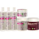 Kit Apice Cachos 5 Itens Mascara PH Control Tratamento Capilar Completo Cabelo Vegano Grande