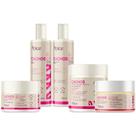 Kit Ápice Cachos 5 Itens Tratamento Capilar Completo Cabelo Vegano Higienização Manteiga Nutritiva