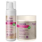 Kit Apice Cachos Ativador E Mousse Nutritivo Finalização Completa Vegano Definição Capilar