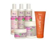 Kit apice cachos co wash gelatina ativador máscara e mais