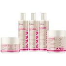 Kit Apice Cachos Nutritivo Novo Shampoo 300ml Condicionador 300ml Gelatina 300ml Ativador Modelador 500g