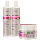 Kit Apice Cachos Nutritivo Shampoo 300ml Condicionador 300ml Máscara 300g Kit Apice Cachos Nutritivo Shampoo 300ml Condicionador 300ml Máscara 300g