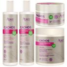 Kit Apice Cachos Shampoo Condicionador Mascara Ativador Cachos Profissional Completo