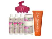Kit apice cachos shampoo gelatina escova massageadora e mais Kit apice cachos shampoo gelatina escova massageadora e mais