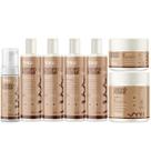 Kit Apice Crespo Power Shampoo 300ml Condicionador 300ml Gelatina 300ml Co Wash 300ml Máscara 300g Creme de Pentear 500g Mousse 210ml