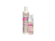 Kit apice finalizadores cachos mousse 210ml e gelatina 300ml