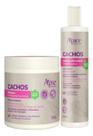Kit Apice Gelatina Ativadora Cachos Nutritivo 300ml + Máscara Hidratante 500g