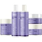 Kit Apice Mirrafix Completo 5 Itens Tratamento Capilar Cabelo Vegano Curvaturas Acidificante