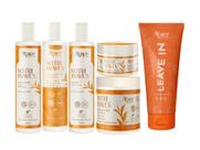 Kit apice nutri waves shampoo, gelatina, máscara e mais