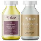 Kit Apice Óleo Vegetal Semente de Uva 12ml Oleo de Argan 12ml