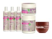 Kit apice ph e cachos gelatina, shampoo, máscara e mais