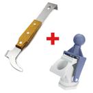 Kit Apicultura Formão J Inox + Torneira Corte Rápido Frontal Kit Apicultura Formão J Inox + Torneira Corte Rápido Frontal