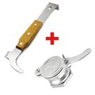 Kit Apicultura Formão J Inox + Torneira Corte rápido Inox