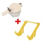 Kit Apicultura Torneira Corte rápido + Escorredor de Balde