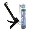 Kit Aplicador Canoa Silicone Transparente Uso Geral Tekbond