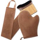 Kit aplicador de luvas autobronzeadoras, pacote com 3 G GAIYAH Brown