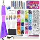 Kit aplicador Hotfix GLTECK Bedazzler com 5784 strass