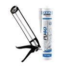 Kit Aplicador Silicone 2 Hastes + Selante Pu 40 Fix Tekbond