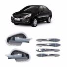 Kit Aplique Cromado Maçaneta Retrovisor JAC J3 J3 Turin 2019 Kit Aplique Cromado Maçaneta Retrovisor JAC J3 J3 Turin 2019