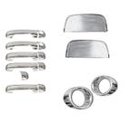 Kit Aplique Cromado Maçaneta Retrovisor Tampa Milha Ecosport 2008 à 2012