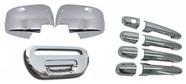 Kit Aplique Cromado Maçaneta Retrovisor Traseira L200 Triton 2008 à 2013