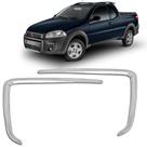 Kit Aplique Cromado Superior do Farol de Milha Fiat Strada Working 2015 em diante - Shekparts Kit Aplique Cromado Superior do Farol de Milha Fiat Strada Working 2015 em diante - Shekparts