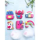 KIT Aplique Emborrachado Infantil Escolar Laços Tiaras Prendedores Artesanato DIY