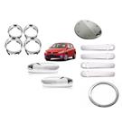 Kit Aplique Gol GV - Par de Retrovisores/4 Maçanetas/Aro câmbio/4 Saídas de ar/Tampa de combustível