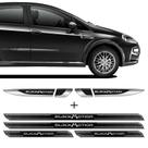 Kit Aplique Lateral Punto Blackmotion + Soleira Protetora