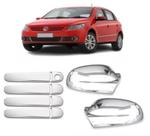 Kit Aplique Maçaneta + Retrovisor (S/pisca)Gol 13 até 22 Fox 10 até 20 Golf 12 até 13