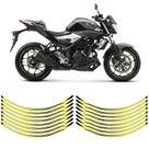 Kit Apliques Frisos Refletivo Roda Yamaha MT-03 Decorativo