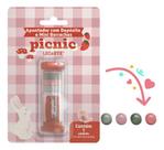 Kit Apontador Deposito+ 4 Mini Borracha Picnic - LEONORA