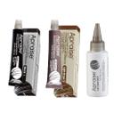 Kit Apraise Tintura Sobrancelhas Castanho Claro E Preto + Oxidante