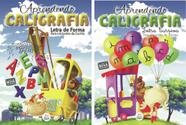 Kit Aprendendo Caligrafia - Forma e Cursiva - Para Iniciantes da escrita 2 Vol.
