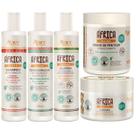 Kit Apse África Baobá 5 Itens Tratamento Capilar Linha Completa Cabelo Vegano Limpeza Finalização