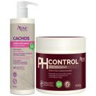 Kit Apse Cachos Anti Porosidade Gelatina Ativadora De Cachos Grande + Mascara Ph Control 500g