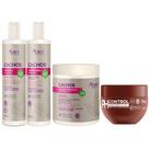 Kit Apse Cachos Antiporosidade Shampoo Condicionador Ativador De Cachos + Mascara Ph Control 300g