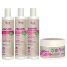 Kit Apse Cachos Shampoo + Condicionador + Mascara + Gelatina Ativadora Cachos Profissional