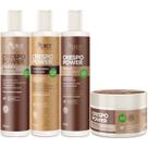 Kit Apse Crespo Power Shampoo Condicionador Mascara Gelatina Ativadora Completo Vegano