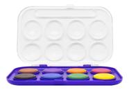 Kit Aquarela Pastilha Cis 8 Cores com Pincel Multicolor